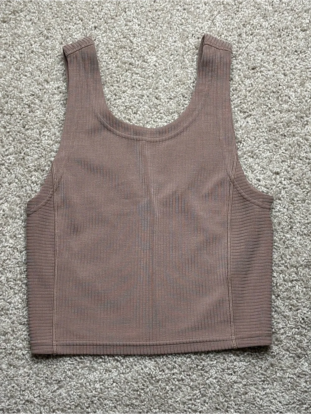 Lululemon Ribbed Softstreme Cropped Tank Top